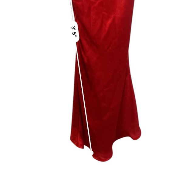 Bardot Red Midi Dress - Picture 3 of 7